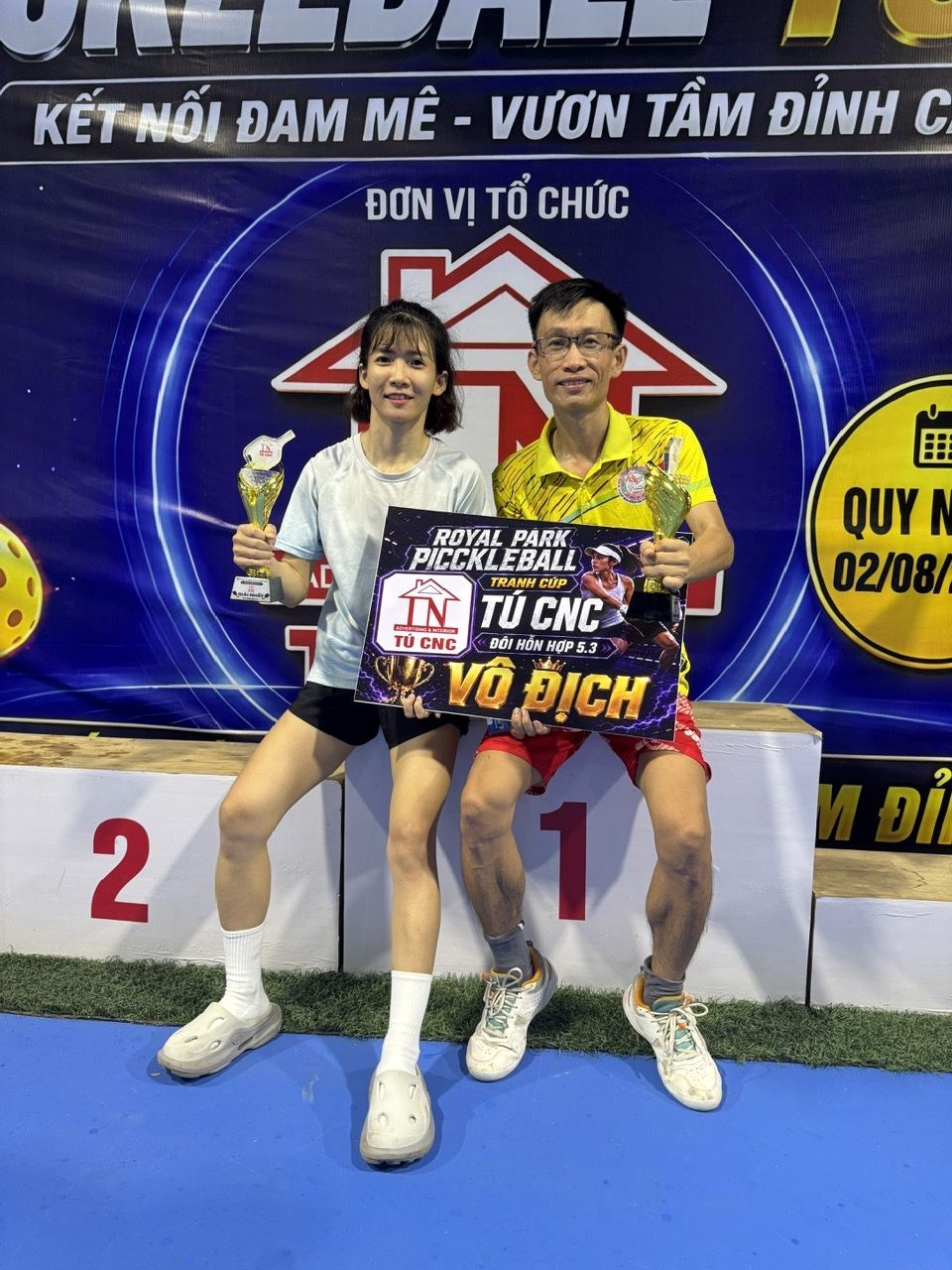 Cúp vô địch Pickleball Hỗn Hợp 5.3